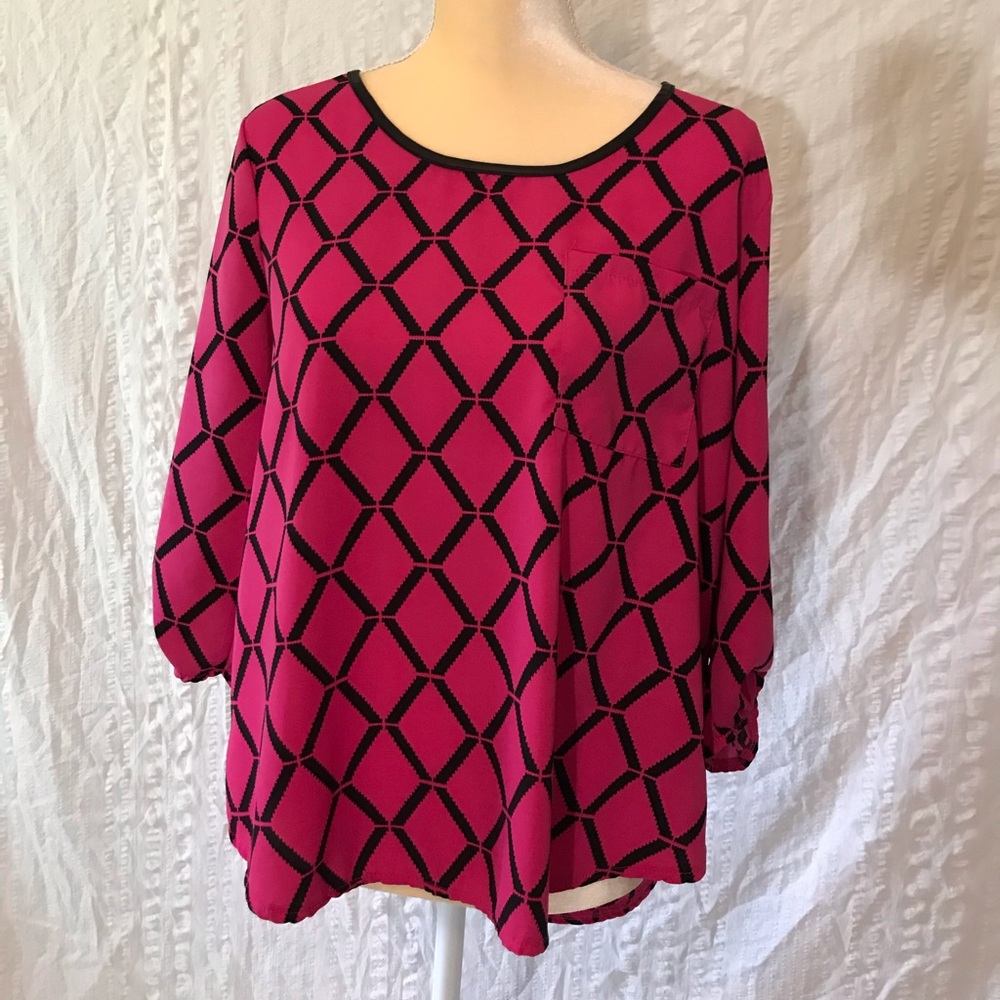 3/4 length sleeve top